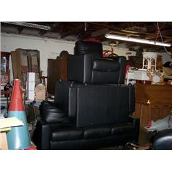 3pc Leather sofa set