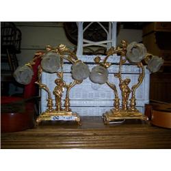 Brass cherib lamps Beautiful