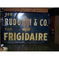Rudolph & co tin sign 46x67