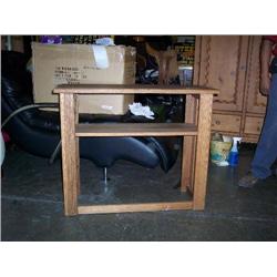 oak sofa table 15x36x29