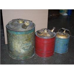 3 gas cans