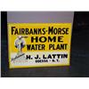 Image 1 : Fairbanks tin sign 14x20