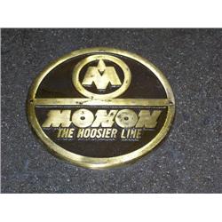 Monon the hoosier line sign 8 round