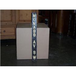 Mc Nabb ave sign 30x3