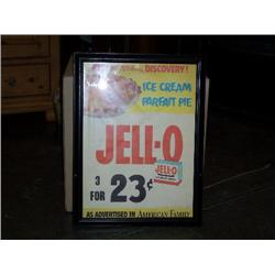 Jellow sign wood frame 25x18