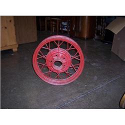 Old red wheel