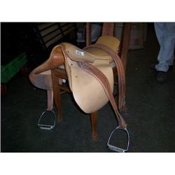English riding saddle