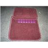 Image 1 : New burgandy car mats set 4pc