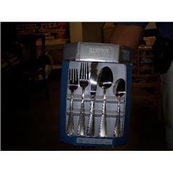 Hampton forge Silverware set 20pc