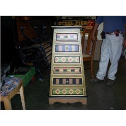 Hand painted A shape 6 drawer chest