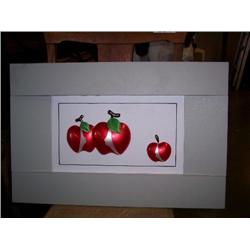 Red apple 3D picture