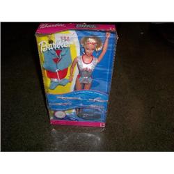 New in Box USA olympic barbie doll
