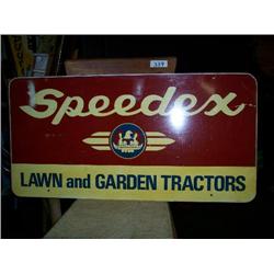 Speedex garden tractor sign 36x18
