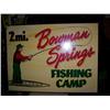 Image 1 : Brown spring fish camp sign 32x24