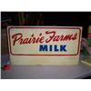 Image 1 : Double sided milk sign metal 28x16