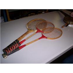 3 rackets