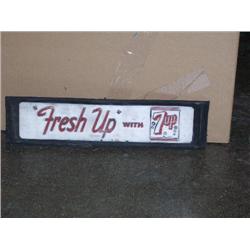 7up metal sign