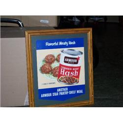 Corn beef hash oak frame sign 24x20