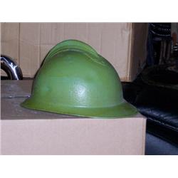 old green helmet