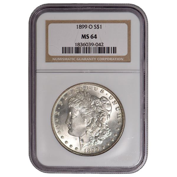 1899-O $1 Morgan Silver Dollar NGC MS64