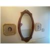 Image 1 : Decorative Walnut Framed Mirror 16x36 & More