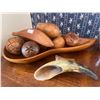 Image 4 : Decorative Hand Carved Fruit Bowl w/ Indigenous Pottery & More