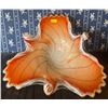 Image 4 : Beautiful Vintage Fall Coloured Candy Dish w/ Collectable Wood Statues