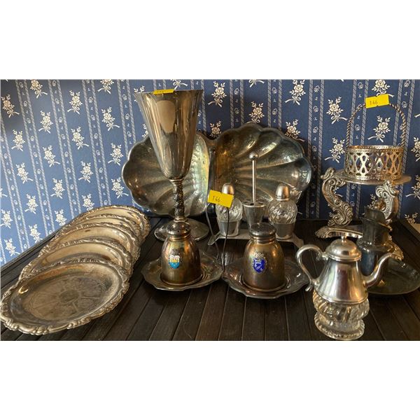 Silver Plated Perfection Candy Dish Goblets & More