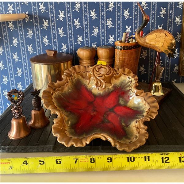 Unique Ceramic Candy Dish Wood S+P Shaker Pelican Pen Holder & More