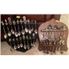 Image 1 : 2 Plaques Displaying Assorted Decorative Spoon