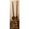 Image 1 : 4 Foot Tall Giant Wooden Spoon & Fork