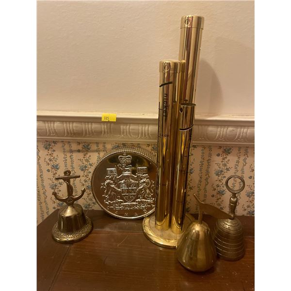 Assorted Brass Coin Banks