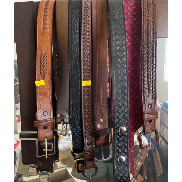 Assorted Mens Belts / Accessories
