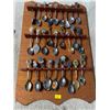 Image 2 : Plentiful Collectable Spoon Assortment w/ Display Plaques