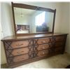 Image 1 : Vintage Dressing Table w/ Mirror 66x18x59r
