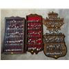 Image 1 : Collectors Pride 4 Display Plaques Filled w/ An Abundance of Collectable Spoons