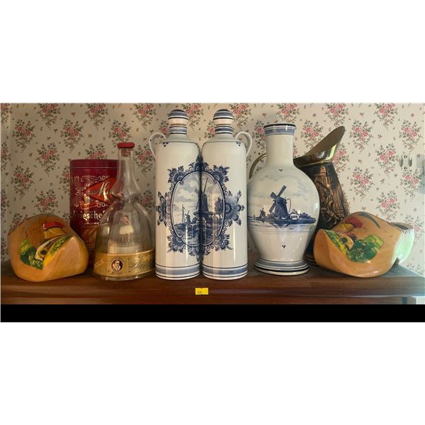 Assorted Decorative Canisters Jugs & More
