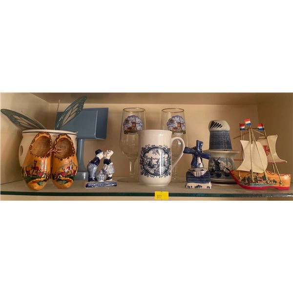 Beautiful & Ornate Dutch Collectables Lighthouse Wooden Shoes & More