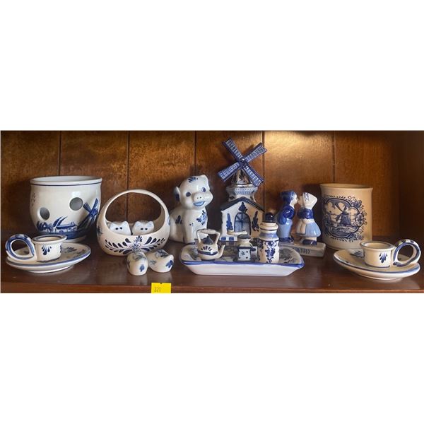Decorative Dutch Collection Miniatures Delphts Figurines Serving Vessels & More