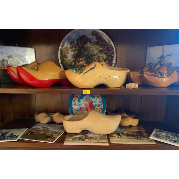 Hollands Own Wood Artistry & More Dutch Shoes & Decorative Plates