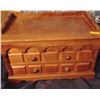 Image 2 : White Oak Jewlery Chest 10.5x 6 & Contents