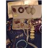 Image 3 : Beaded Jewel Box 10x2.5 & Contents Vintage Clutch & More