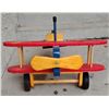 Image 3 : Handmade Mobile Airplane 41W w/ Antique Decorative Clown