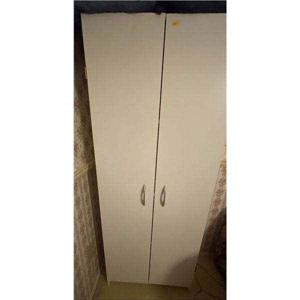 Double Doored Utility Pantry Container Shelving Unit Locker 35x71