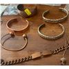 Image 2 : Jewlery Collection Silver & Copper Bangles Chains Pendants & More