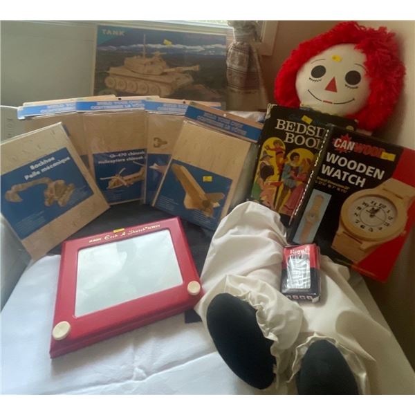 Iconic Vintage Playthings Etch-a-Sketch Raggeddy Anne Doll & More