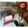 Image 1 : Iconic Vintage Playthings Etch-a-Sketch Raggeddy Anne Doll & More