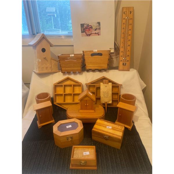 Master Wood Worker's Smalls- Bird Houses Trinket Storage & More