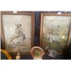 Image 3 : 2 Vintage Cowboy Pictures 9x10 w/ John Dear Collectables & More