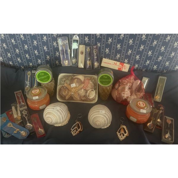 She Sells Sea Shells Candles & Collectable Spoons